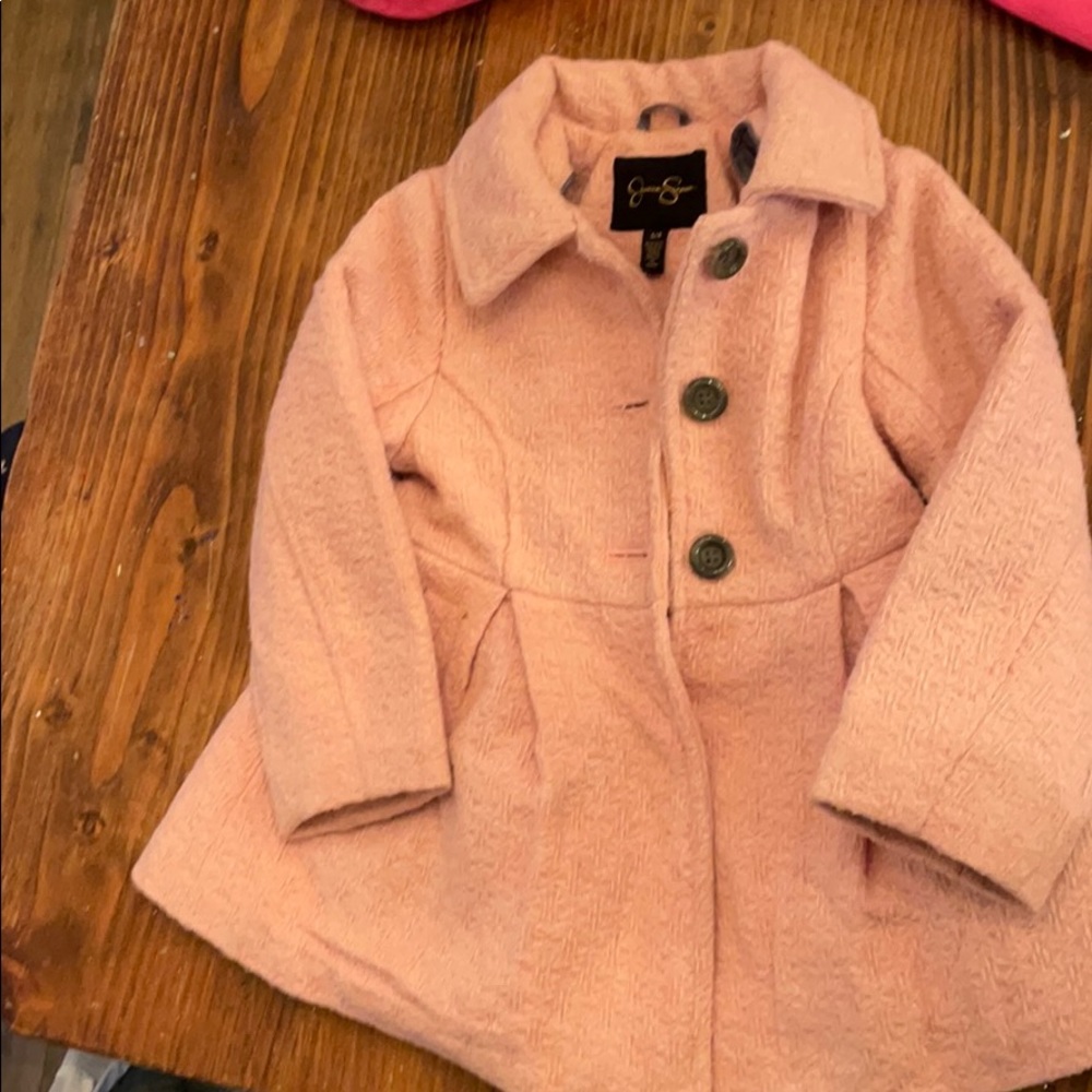 kids pink puffy jacket
